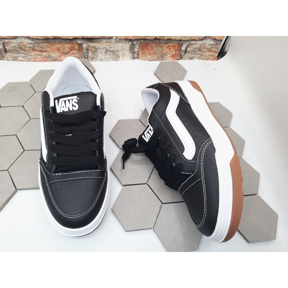 Vans Hylane Black White Gum Size 10 Men's Chunky Skate Sneaker Knu Skool Rare - Picture 10 of 12